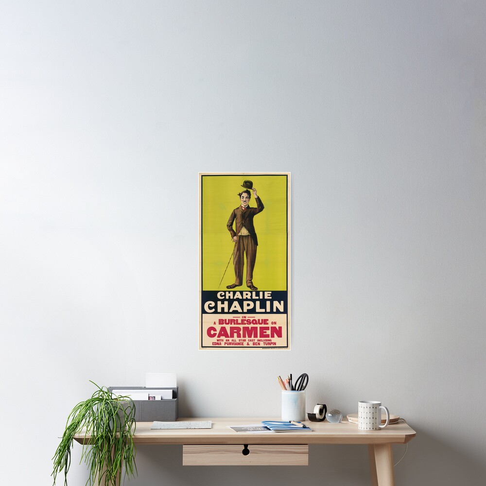 Charlie Chaplin Poster - Carmen Póster