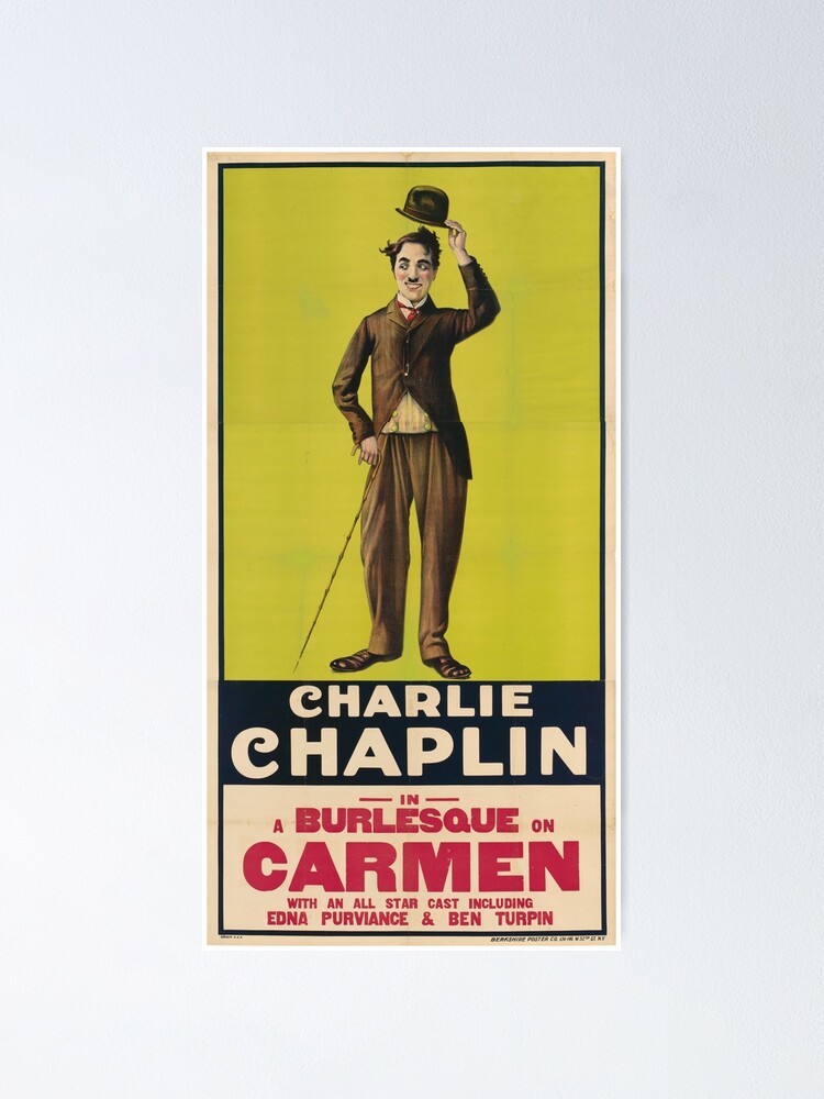 Vista alternativa de Póster Charlie Chaplin Poster - Carmen
