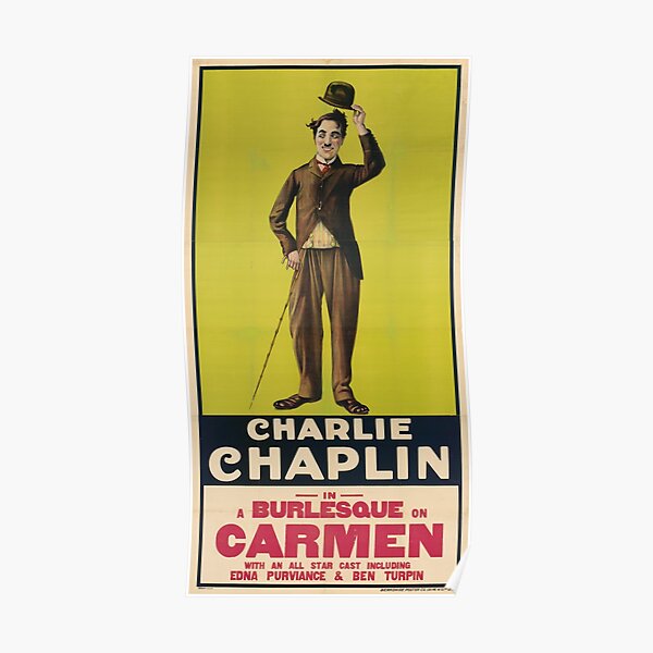 Charlie Chaplin Poster - Carmen Póster
