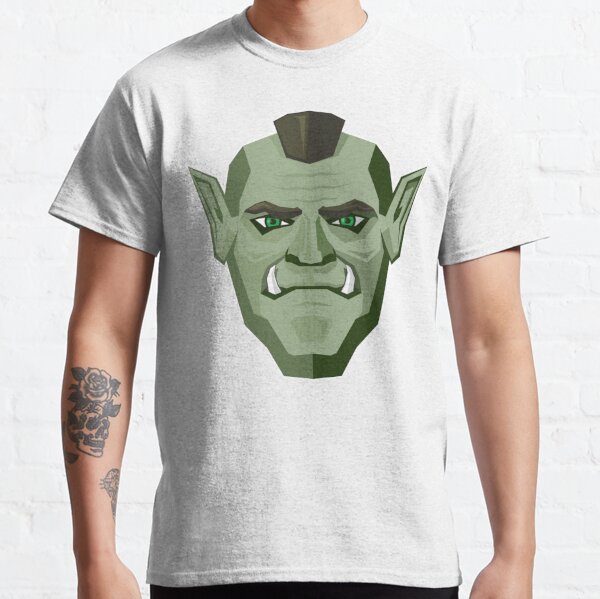 EVIL GOBLIN FACE - smiling, creepy, troll grin Mens T-Shirt