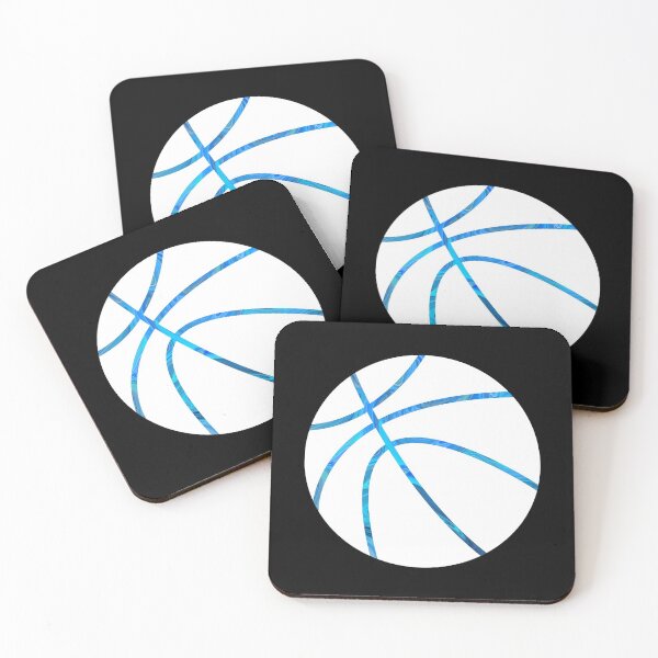 Item preview, Basketball Ball White Blue Gift designed and sold by SuperFreshArt.