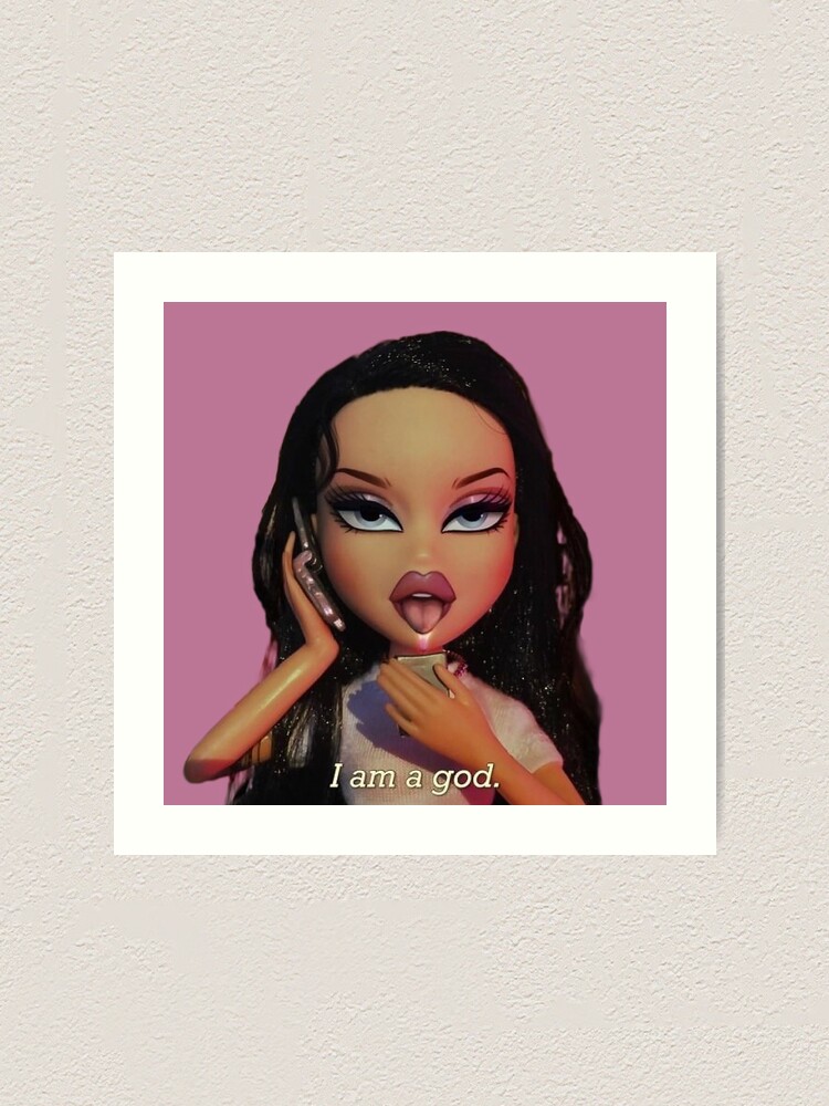 bratz doll painting