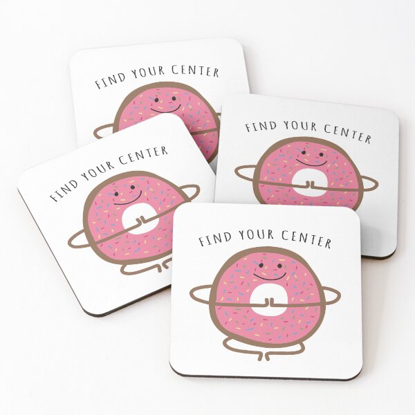Item preview, Find Your Center Yoga Doughnut designed and sold by Kristen Glanzmann.