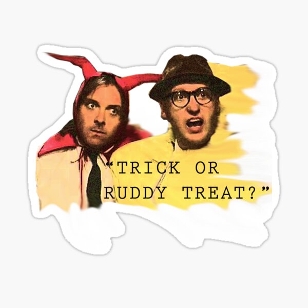 Trick or Ruddy Treat Sticker