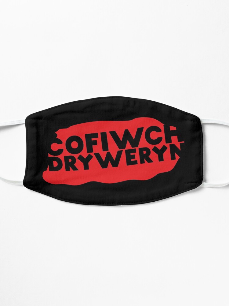 Alternate view of Cofiwch Dryweryn, Graffiti, Cymru, Treweryn Mask