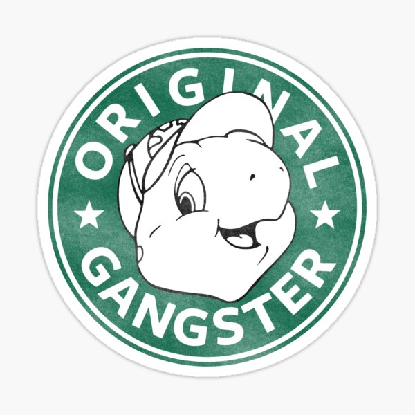 Franklin The Turtle - Starbucks Design Sticker