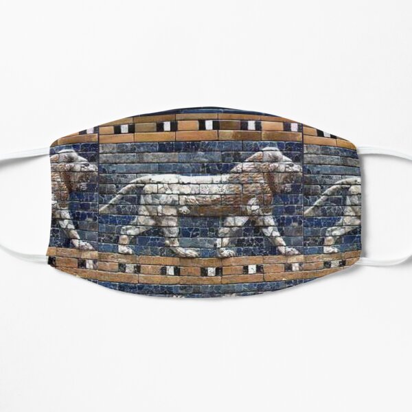 BABYLON. Gates of Babylon. Detail of the Ishtar Gate reconstruction. Flat Mask