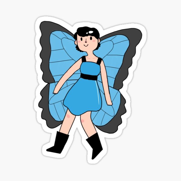 Kamehameha Butterfly Sticker