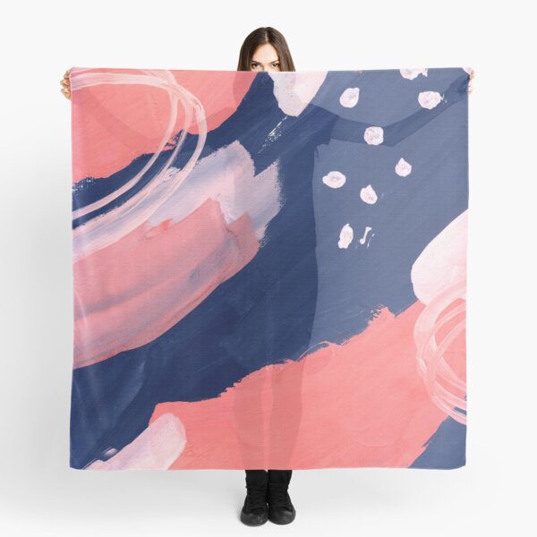 Pink Abstraction Scarf
