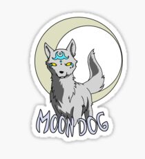 Moon Dog Pride Sticker