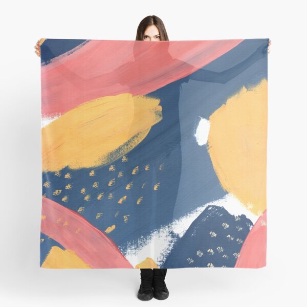 Pink/Yellow/Blue Scarf