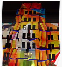 Crumbling Blocks Poster