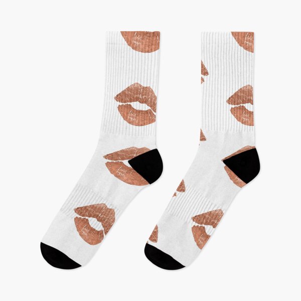 Item preview, Rose gold kiss on the lips designed and sold by peggieprints.