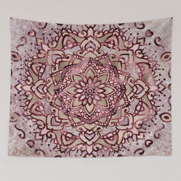 Item preview, Burgundy plum mandala designed and sold by peggieprints.