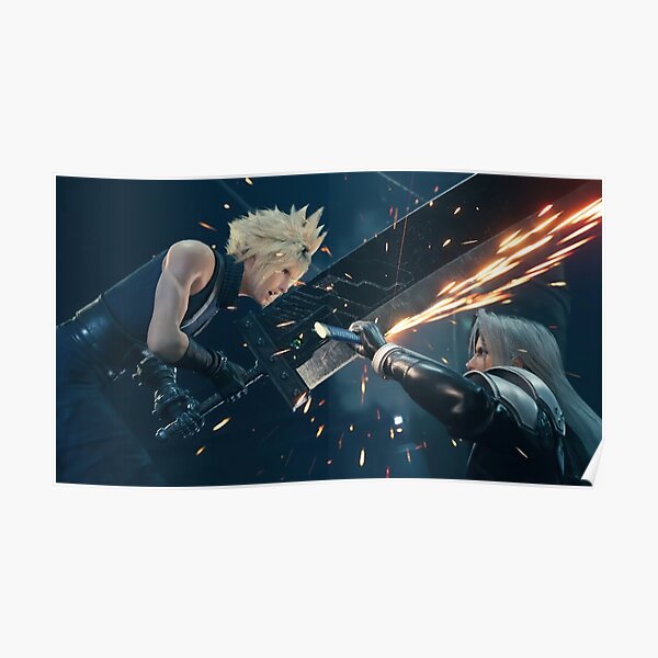 Final Fantasy Vii Cloud Vs Sephiroth Poster For Sale By Theobs3rv3r Redbubble 3655