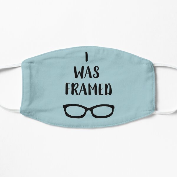 I Was Framed Eye Glasses Flat Mask