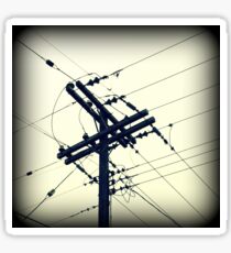 Power Lines Sticker