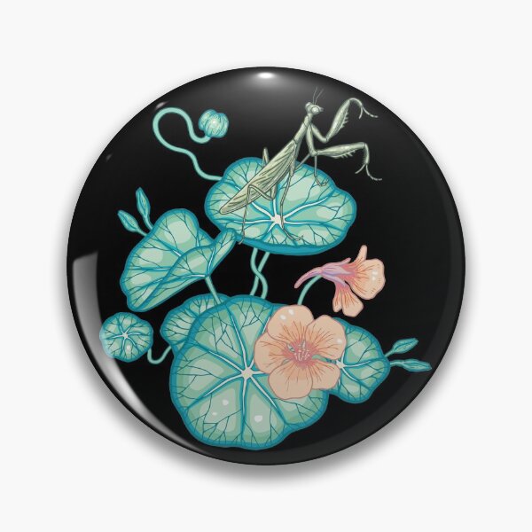 Item preview, Mantises and Indian cress  designed and sold by smalldrawing.