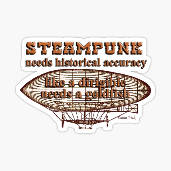Steampunk Sticker Sticker