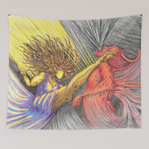 Item preview, Combat the Devil  designed and sold by Ruthie  Swedlund.