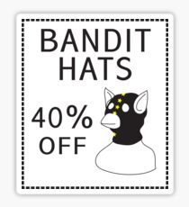Bandit Hats Sticker