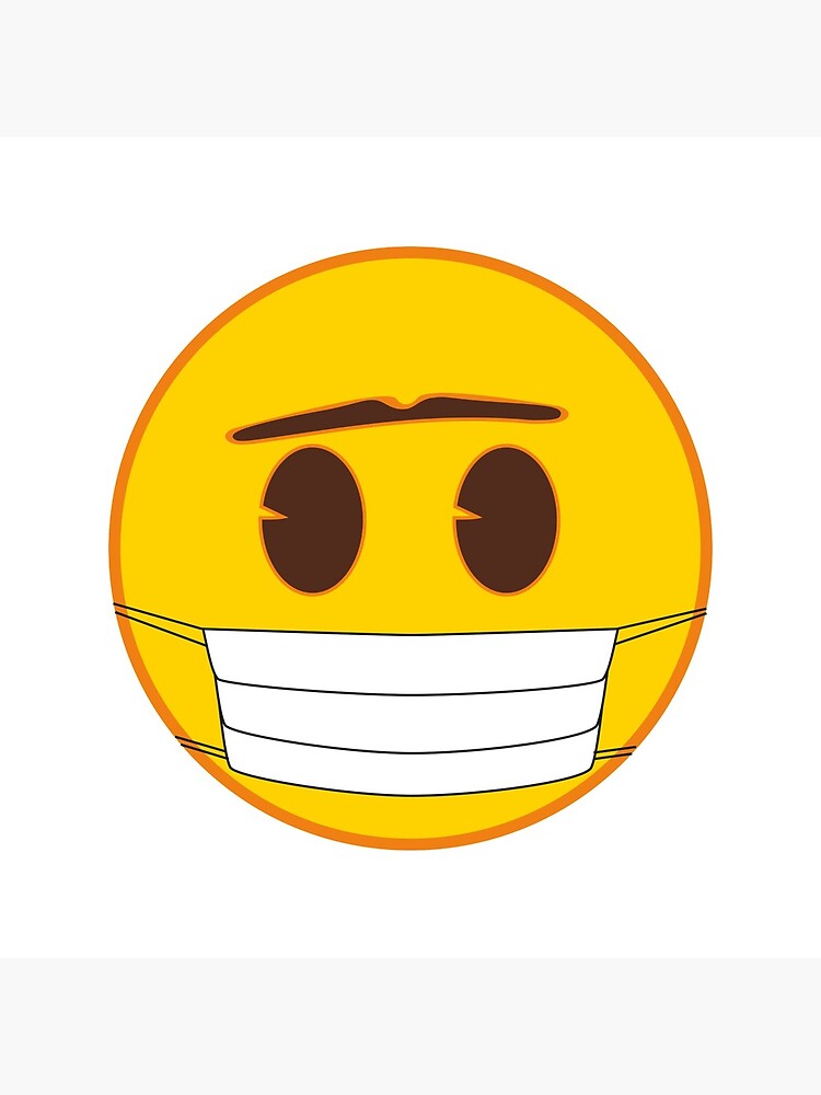Emoji with mask by Dansanguz