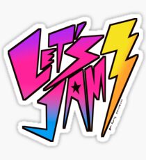 Let's Jam Sticker
