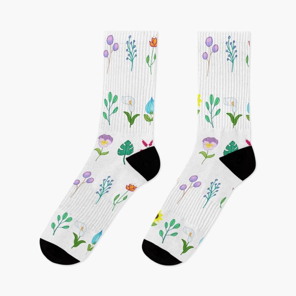 Item preview, Bright doodle flowers  designed and sold by Art-By-Jenna.