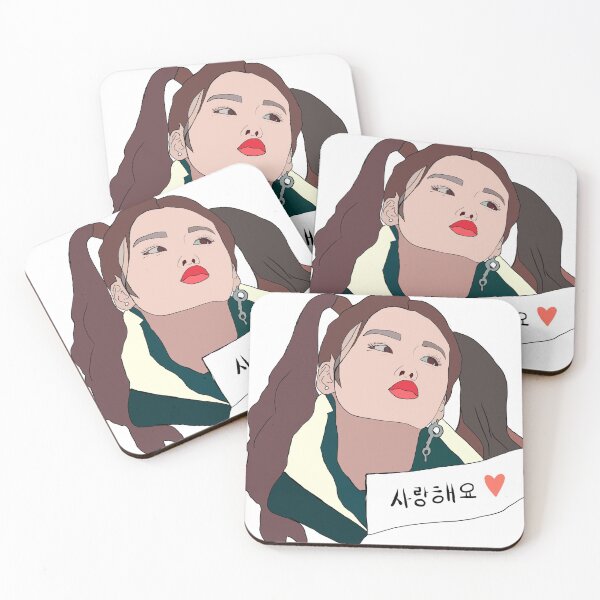 Item preview, ITZY Yeji with " I love you " / "saranghaeyo" Banner Design designed and sold by danycati.