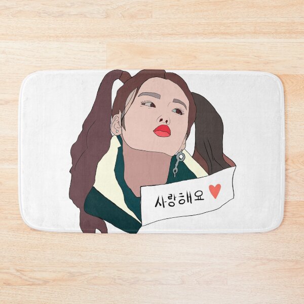 Item preview, ITZY Yeji with " I love you " / "saranghaeyo" Banner Design designed and sold by danycati.