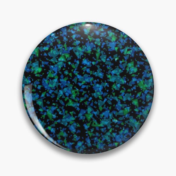 Item preview, Broken marble navy green triangles black pattern dark geometric shards designed and sold by fuzzyfox.