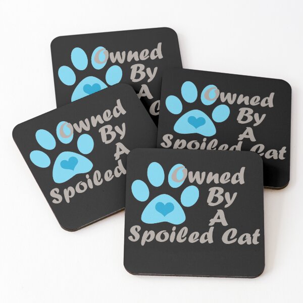 Item preview, Owned By A Spoiled Cat - Blue designed and sold by Tiggs-designs.
