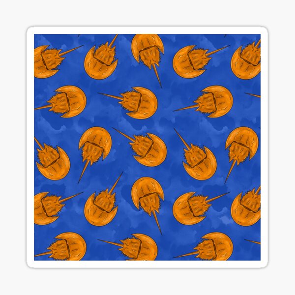 Horseshoe Crab Pattern-Big Sticker