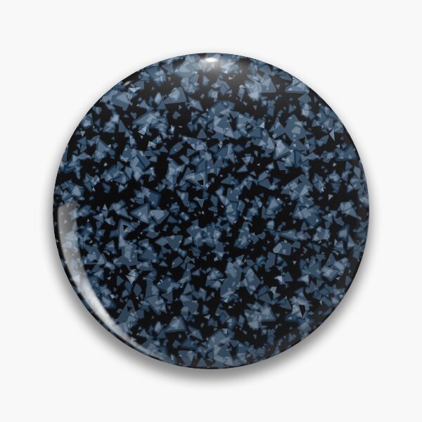 Item preview,  Broken marble navy triangles black pattern dark geometric shards designed and sold by fuzzyfox.