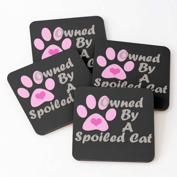Item preview, Owned By A Spoiled Cat - Pink designed and sold by Tiggs-designs.