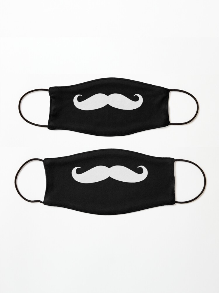 Mustache Face Mask Mask By Dgavisuals Redbubble - mr mustache roblox