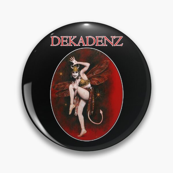 Artikelvorschau, Dekadenz Vintage tanzendes Teufelsmädchen-Design entworfen und verkauft von mictomart.