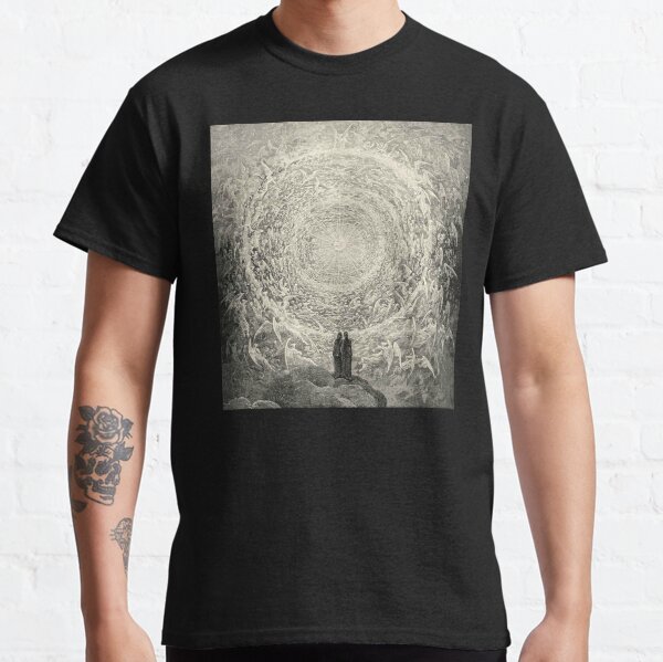 ANGELS AND DEMONS. Dante, Heaven, Heavenly, The Divine Comedy, Gustave Dore, Highest, Heaven. Classic T-Shirt