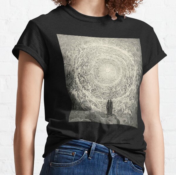 ANGELS AND DEMONS. Dante, Heaven, Heavenly, The Divine Comedy, Gustave Dore, Highest, Heaven. Classic T-Shirt