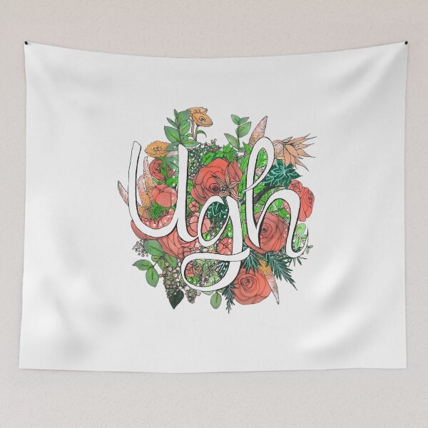 Item preview, Ugh typography // Hand-drawn edit designed and sold by Sneakcret.