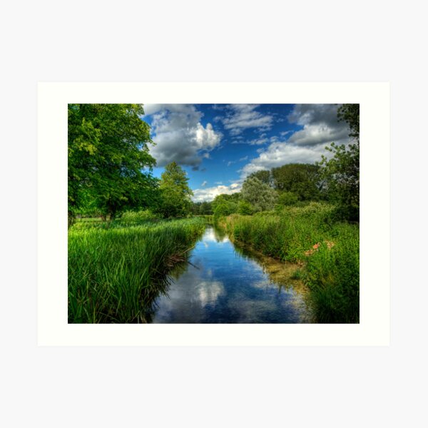 Itchen Reflections - Winchester Art Print