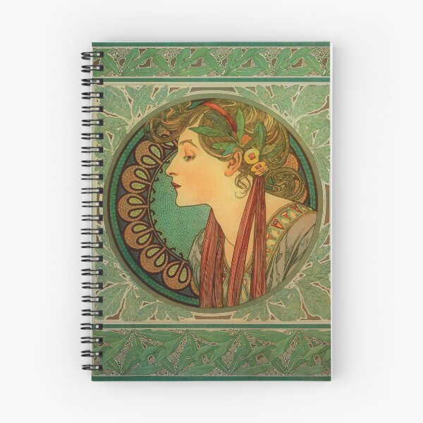 Item preview, Alphonse Mucha (1860 – 1939) "Laurel" designed and sold by Alexandra Dahl.