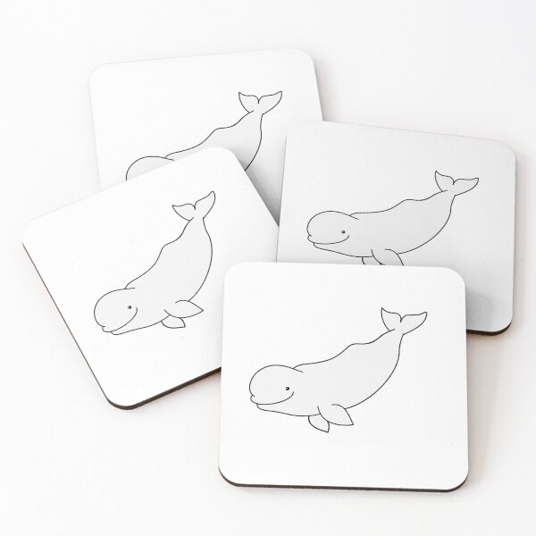 Item preview, Cartoon Beluga Whale designed and sold by Marina Rehder.
