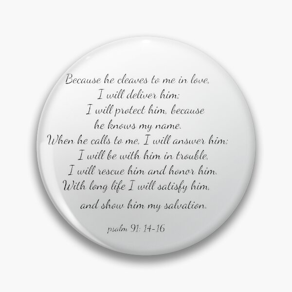 Artikelvorschau, Psalm 91: 14-16 t entworfen und verkauft von neteor.