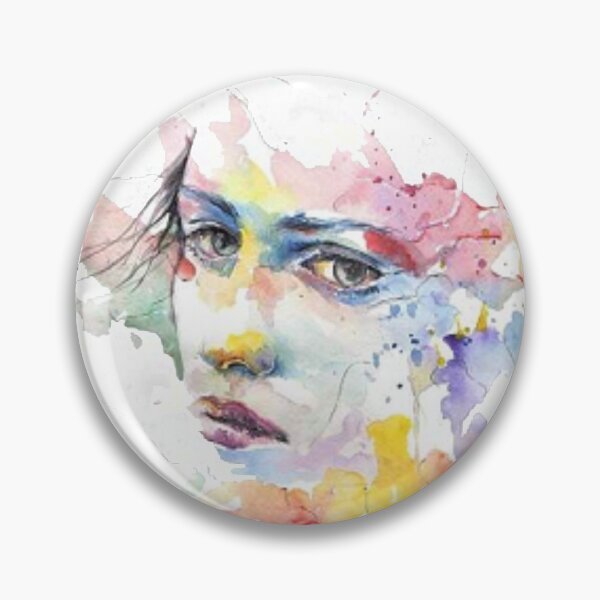 Item preview, face watercolor designed and sold by JaMatt1983.