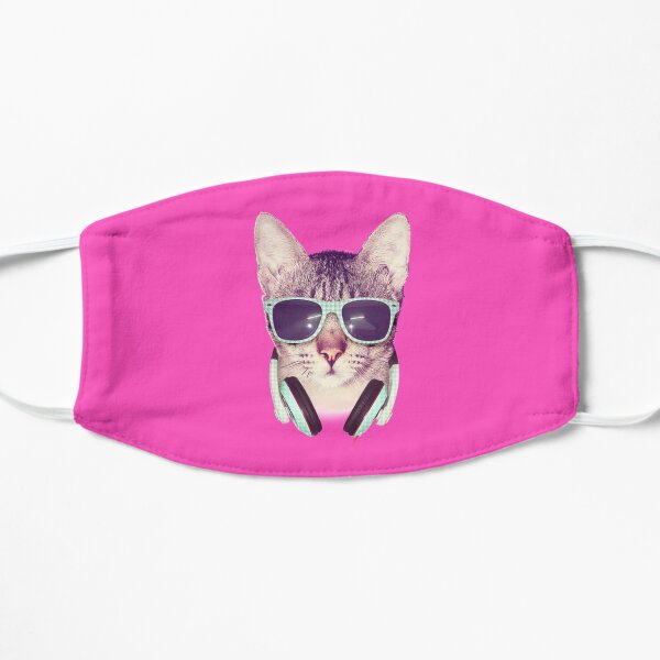 cat listen to music Mask