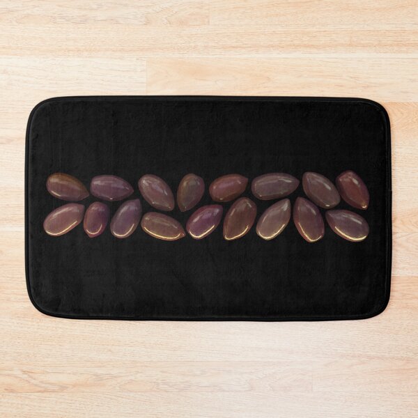 Item preview, brown greece kalamata olives on black background designed and sold by Artem Ogurtsov.