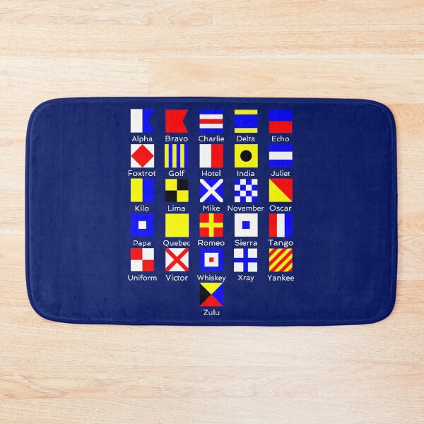 Item preview, Sailing Nautical Signal Flag Alphabet designed and sold by WibbleDesign.