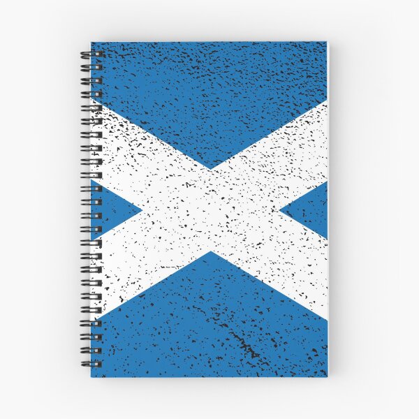 Item preview, Distressed Scottish Saltire Saint Andrews Cross Flag Design designed and sold by MacPean.