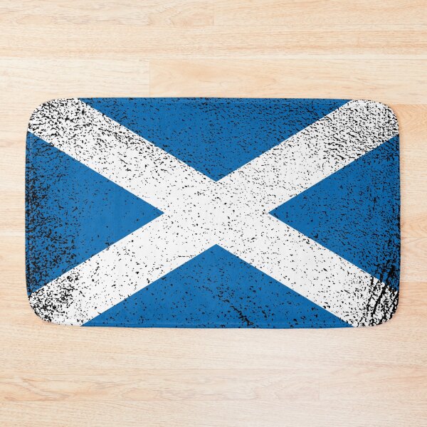 Item preview, Distressed Scottish Saltire Saint Andrews Cross Flag Design designed and sold by MacPean.
